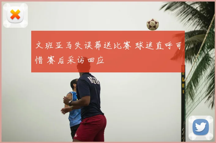 文班亚马失误葬送比赛 球迷直呼可惜 赛后采访回应